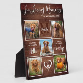 Robuust om geheugen van 5 Afbeelding Pet te houden Fotoplaat (Zijkant)