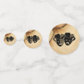 Robuust ontwerp van comedy en tragedie theater confetti (Voorkanten)