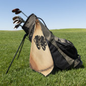 Robuust ontwerp van comedy en tragedie theater golfhanddoek (Groen)