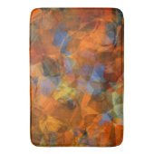 Robuust Oranje modern, abstract ontwerp Badmat (Voorkant Verticaal)