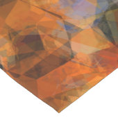 Robuust Oranje modern, abstract ontwerp Medium Tafelloper (Hoek)