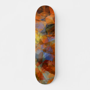 Robuust Oranje modern, abstract ontwerp Persoonlijk Skateboard