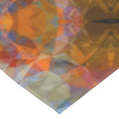 Robuust Oranje modern, abstract ontwerp Tafelkleed (Gekanteld)