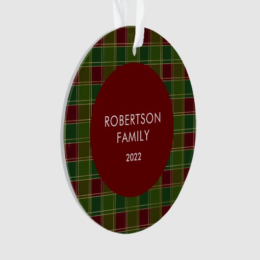 Robuust Ornament voor aangepaste naam speldenlijst (voorkant)