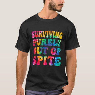 Robuust overleven uit de spits van de kleurstof Vr T-shirt