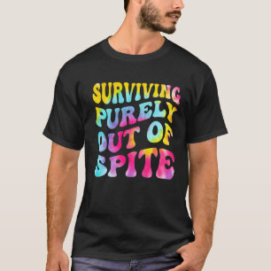 Robuust overleven uit de spits van de kleurstof Vr T-shirt