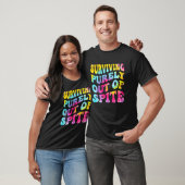 Robuust overleven uit de spits van de kleurstof Vr T-shirt (Unisex)