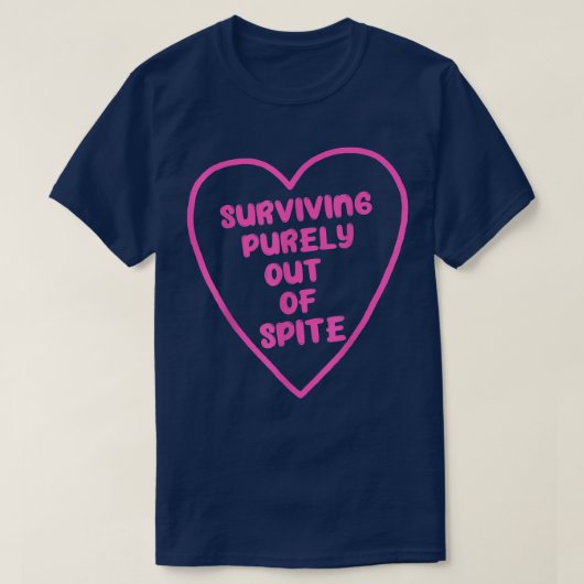 Robuust overleven uit een steegje T-shirt (Design voorkant)