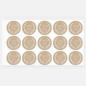 Robuust papier voor kraft kinder waterdichte stick labels (Vel)