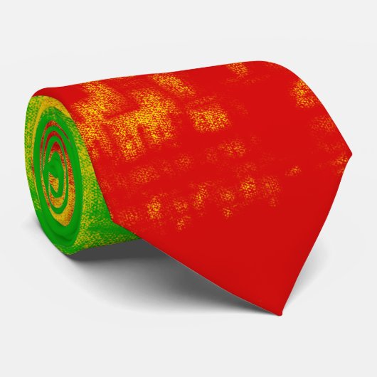 Robuust Rasta-ontwerp Stropdas (Opgerold)