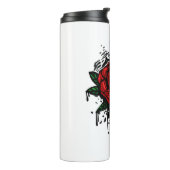 Robuust Roos Thermosbeker (Gedraaid links)