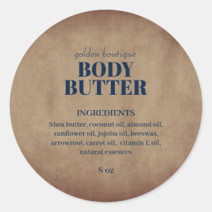 Robuust  Salon Handmade Skincare Product Ronde Sticker