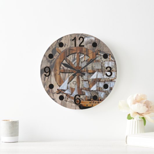 Robuust schip van tijd grote klok (Huis)