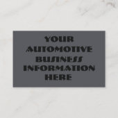 Robuust staal, grijs en rode bloedVisitekaartjes Visitekaartje (Achterkant)