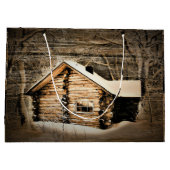 Robuust stamhout in de wilde natuur groot cadeauzakje (Achterkant)