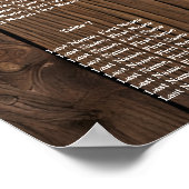 Robuust van licht Zitplan Poster (Hoek)