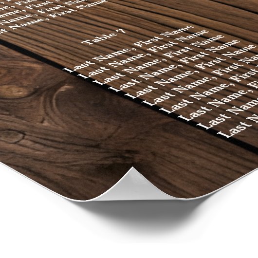 Robuust van licht Zitplan Poster (Hoek)