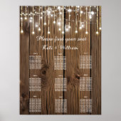 Robuust van licht Zitplan Poster (Voorkant)