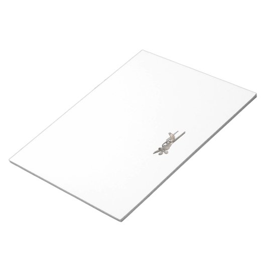 Robuust vlak notitieblok (Schuin)