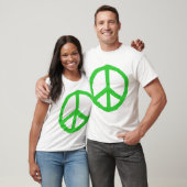 Robuust vredessymbool - groen t-shirt (Unisex)