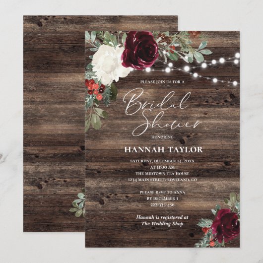 Robuust Vrijgezellenfeest kerstwinter Kaart (Voorkant / Achterkant)