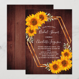 Robuust Vrijgezellenfeest van zonnebloemen Kaart