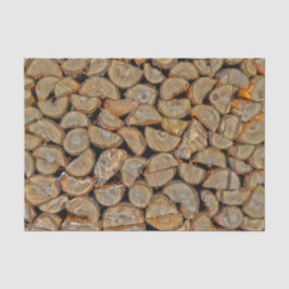 Robuust vuurhout in een roestvrij land tissuepapier