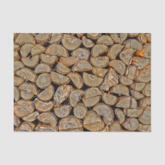 Robuust vuurhout in een roestvrij land tissuepapier (Voorkant)