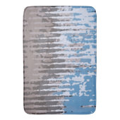Robuust weed/bruin blauw ontwerp badmat (Voorkant Verticaal)
