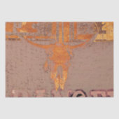 Robuust Western  Sinaasappel  Tissuepapier (Voorkant)