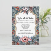 Robuust winterhout: feestdag voor de conijnboompep kaart (Staand voorkant)