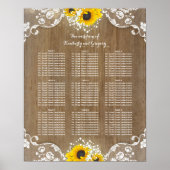Robuust zonnebloemen en babybrood poster (Voorkant)