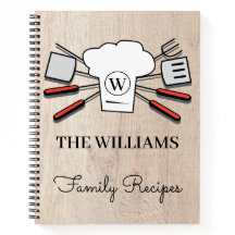 Robuuste aangepaste familienaam & Monogram Cookboo