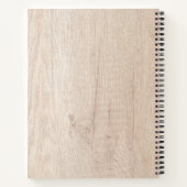 Robuuste aangepaste familienaam & Monogram Cookboo Notitieboek (Achterkant)