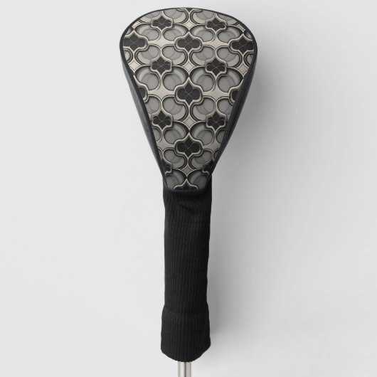 Robuuste Abstracte Golfhoofdhoes Golfheadcover (Voorkant)