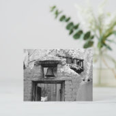 Robuuste adobe bell in entryway, Santa Fe, New Briefkaart (Staand voorkant)