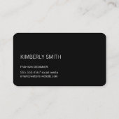 Robuuste afbeelding met stijlpatroon visitekaartje (Achterkant)