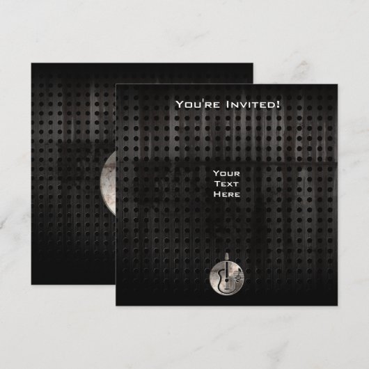 Robuuste akoestische gitaar kaart (Voorkant / Achterkant)