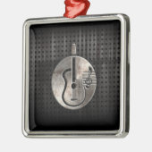 Robuuste akoestische gitaar metalen ornament (Links)