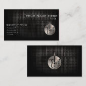 Robuuste akoestische gitaar visitekaartje (Voorkant / Achterkant)