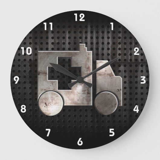 Robuuste ambulance grote klok (Voorkant)