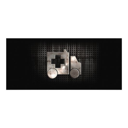 Robuuste ambulance reclamekaart (Achterkant)