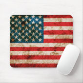 Robuuste Amerikaanse vlag Muismat (Met muis)