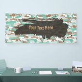 Robuuste Aqua Camouflage Lange Spandoek (Beurs)