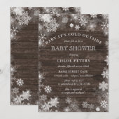 Robuuste Baby, het is koud Buiten Baby shower Kaart (Voorkant / Achterkant)