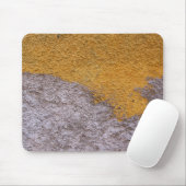 Robuuste beton grijs gele bouwmuur muismat (Met muis)