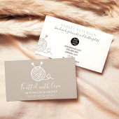 Robuuste bewerkbare breinhaakgaren handgemaakte ki visitekaartje