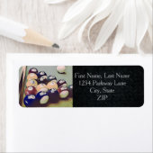 Robuuste Billiards retouradreslabels Etiket (Insitu)