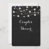 Robuuste Blackboard en String Lights Couples — Sho Kaart (Achterkant)