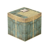 Robuuste blauw-platenfoto's, gewicht snijpapier kubus (Achter hoekig)